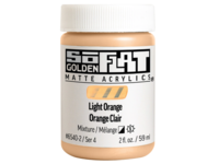 GOLDEN SOFLAT ACRYLIC 59ML 6540 LIGHT ORANGE
