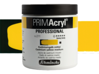 SCHMINCKE PRIMACRYL 237ML S6 211 CADMIUM YELLOW MEDIUM