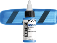 GOLDEN HIGH FLOW ACRYL 30ML S5  FLUORESCENT BLUE