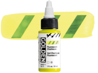 GOLDEN HIGH FLOW ACRYL 30ML S5  FLUORESCENT CHARTREUSE