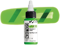 GOLDEN HIGH FLOW ACRYL 30ML S5  FLUORESCENT GREEN