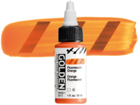 GOLDEN HIGH FLOW ACRYL 30ML S5  FLUORESCENT ORANGE