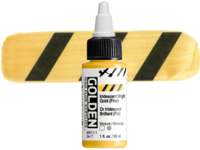 GOLDEN HIGH FLOW ACRYL 30ML S7 IRIDESCENT BRIGHT GOLD (FINE)