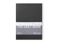 HAHNEMÜHLE THE GREY BOOK SKIZZENBUCH A4 120G/M² 40BLATT
