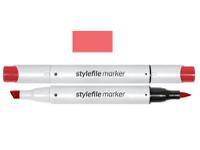STYLEFILE BRUSH MARKER 358 CORAL RED OP=OP