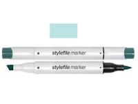 STYLEFILE BRUSH MARKER 600 TURQUOISE BLUE OP=OP