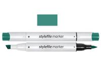 STYLEFILE BRUSH MARKER 602 DARK GREEN OP=OP