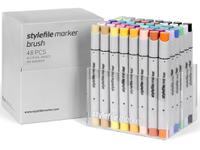 STYLEFILE BRUSH MARKERSET BR48MA 48-DELIG MAIN A OP=OP