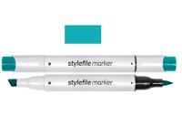 STYLEFILE BRUSH MARKER 610 PEACOCK GREEN OP=OP