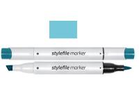 STYLEFILE BRUSH MARKER 518 CERULEAN BLUE OP=OP