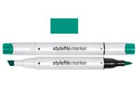 STYLEFILE BRUSH MARKER 646 TURQUOISE GREEN OP=OP