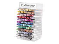 STYLEFILE BRUSH MARKERSET SFBRD120 120-DELIG MET DISPLAY OP=OP