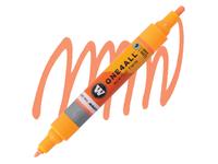 MOLOTOW ONE4ALL TWIN MARKER 218 1,5-4MM NEON ORANGE FLUO
