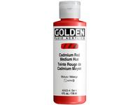 GOLDEN FLUID ACRYL 119ML S4 425 KADMIUMROT MITTEL FARBTON