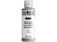 GOLDEN FLUID ACRYL 119ML S4 275 PHTHALOGRÜN GELBTON