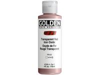 GOLDEN FLUID ACRYL 119ML S3 385 EISENOXIDROT TRANSPARANT