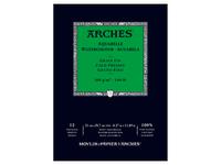 ARCHES AQUARELLBL. GRAIN FIN 300G/M2 23x31 15BL. KOPFGELEIMT