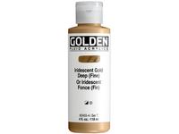 GOLDEN FLUID ACRYL 119ML S7 2455 IRIDESCENT GOLD DEEP (FINE)