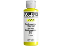 GOLDEN FLUID ACRYL 119ML S3 2009 BENZIMIDAZOLONE GELB L.