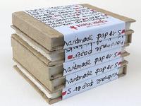 KHADI INDIA HADERNPAPIER HARDCOVER BUCH 13X16CM 210G/M²
