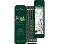 FABER-CASTELL PITT BLEISTIFT 9000 JUMBO ETUI 5X