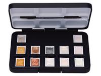 VAN GOGH SPECIALTY AQUARELLKASTEN 12 x 1/2NÄPFCHEN + PINSEL