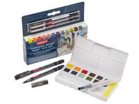 DERWENT LINE AND WASH PAINT PAN 12ER  SET