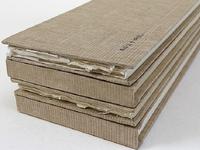 KHADI INDIA HADERNPAPIER HARDCOVER BUCH 13X32CM 210G/M²
