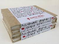 KHADI INDIA HADERNPAPIER HARDCOVER BUCH 21X25CM 210G/M²