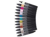 WINSOR & NEWTON PROMARKERSET MANGA ROMANCE 12X+1BLENDER