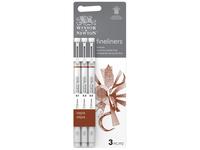 WINSOR & NEWTON FINELINER SET SELEKTION 3 X SEPIA