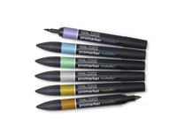 WINSOR & NEWTON PROMARKER SET METALLIC 6X