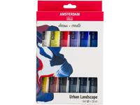 AMSTERDAM STANDARD SERIE ACRYLFARBEN SET 12 X 20ML URBAN STADTLANDSCHAFT