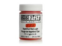 GOLDEN SOFLAT ACRYLIC 59ML 6550 NAPHTHOL RED LIGHT