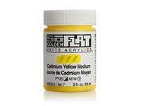 GOLDEN SOFLAT ACRYLIC 59ML 6520 CADMIUM YELLOW MEDIUM