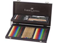 FABER-CASTELL ART & GRAPHIC KOMPENDIUM MAHAGONI-BOX