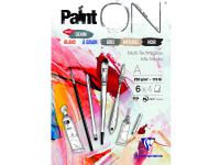 CLAIREFONTAINE PAINT-ON A4 AUSWAHL FARBEN NR6 250GR BLOCK 24BL