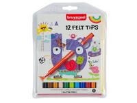BRUYNZEEL KIDS VILTSTIFTEN ETUI 12 STUKS