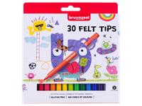 BRUYNZEEL KIDS VILTSTIFTEN ETUI 30 STUKS