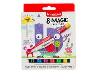 BRUYNZEEL KIDS MAGIC VILTSTIFTEN SET 8 STUKS
