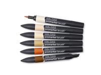 WINSOR & NEWTON PROMARKERSET BRUSH SKIN TONES 6STÜCK