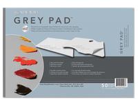 NEW WAVE GREY PAD ABREISSPALETTE 27,9 X 40,6 CM RECHTECKIG 50 BL
