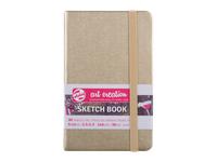 TALENS ART CREATION SKIZZENBUCH WEISSGOLD 9X14CM 140G 80 BLATT