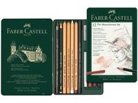 FABER CASTELL PITT MONOCHROME SET 12-TEILIG