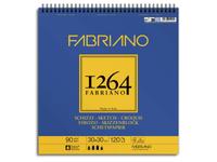 FABRIANO 1264 SKIZZENPAPIER 30X30 90GR BLOCK