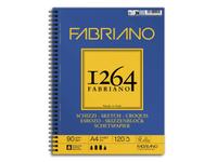 FABRIANO 1264 SKIZZENPAPIER A4 90GR BLOCK PORTRÄT
