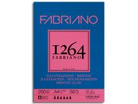 FABRIANO 1264 BRISTOL ZEICHENKARTON A4 200GR BLOCK