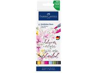 FABER CASTELL GOLDFABER AQUA DUAL MARKER SET LETTERING 6 STÜCK