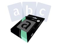 QBIX SCHABLONEN ALPHABET SET 26 STÜCK 7CM KLEIN