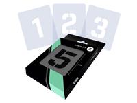 QBIX SCHABLONEN SET ZAHLEN & INTERPUNKTION 26 STÜCK 5CM SAN SERIF 